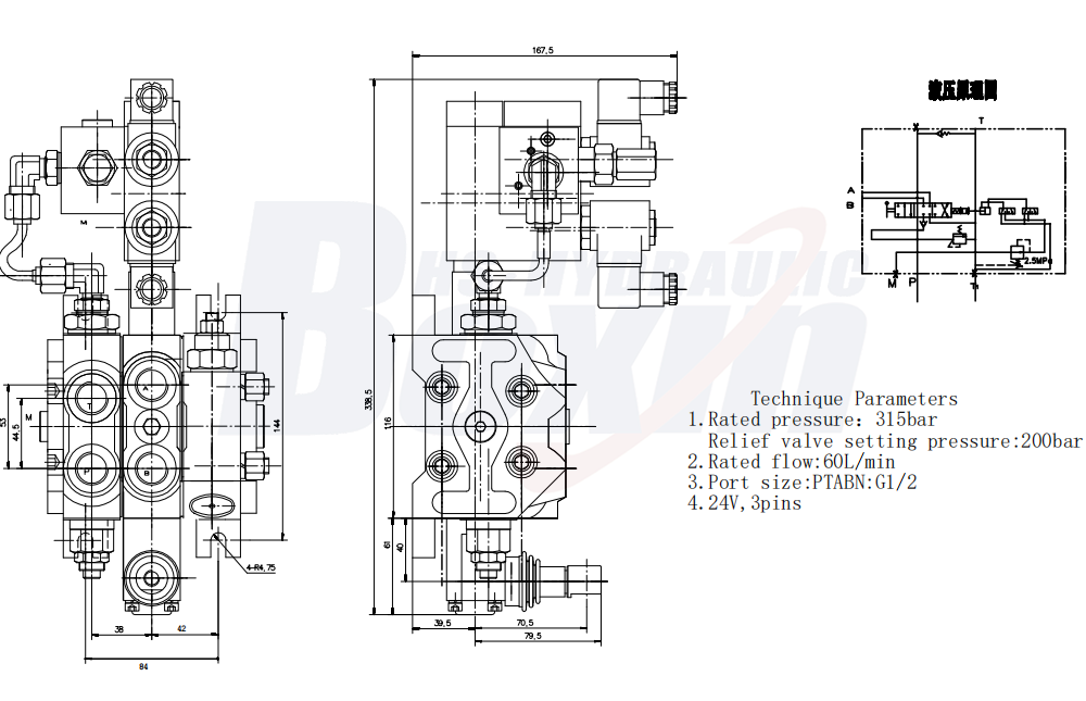 Long-term Business Cooperation Opportunities for DCV60 Electro-hydraulic Directional Valves drawing image