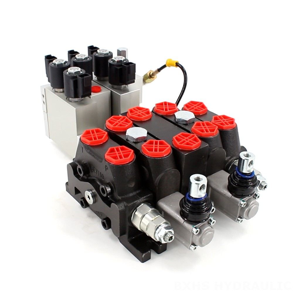 DCV100-OT-J-OT Elektrohydraulisch 3 Steuerkolben Sektionalwegeventil image