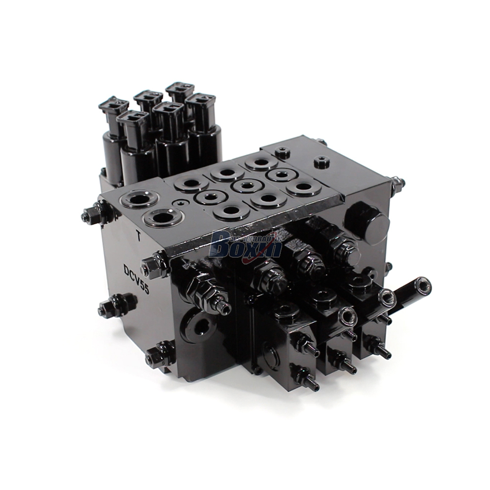 DCV55 Elektrohydraulisch 3 Spulen Sektionalwegeventil image
