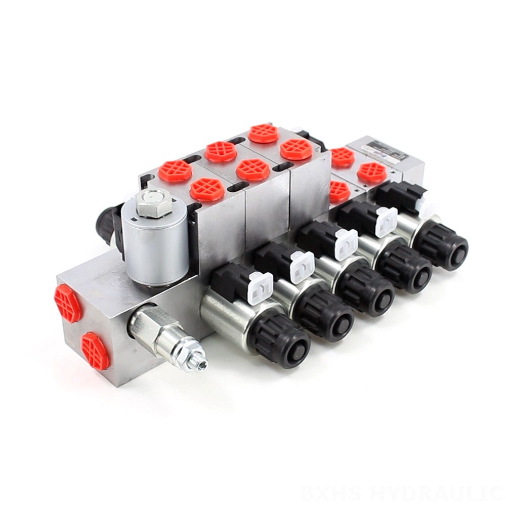 DCV56 Elektrisch proportional 5 Steuerkolben Sektionalwegeventil image