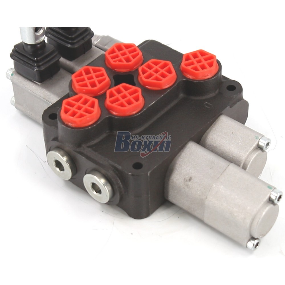DCV20 Manual Hydraulic Monoblock Valve with 2 Spool Configuration detail image