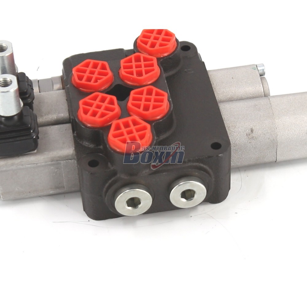 DCV20 Manual Hydraulic Monoblock Valve with 2 Spool Configuration detail image
