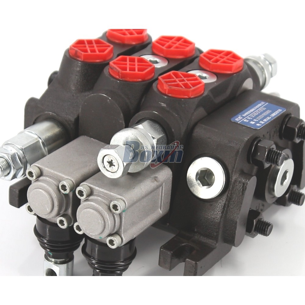 High Pressure DCV60-FZJ Sectional Directional Valve 2 Spool Manual Control detail image