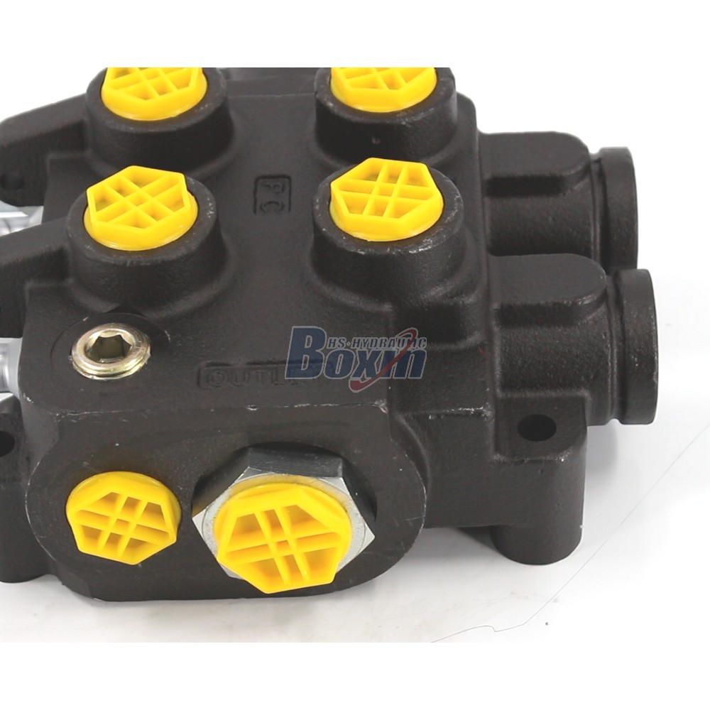 HSSP-2OT-J Manual 2 Spool Monoblock Directional Valve for Hydraulic Systems detail image