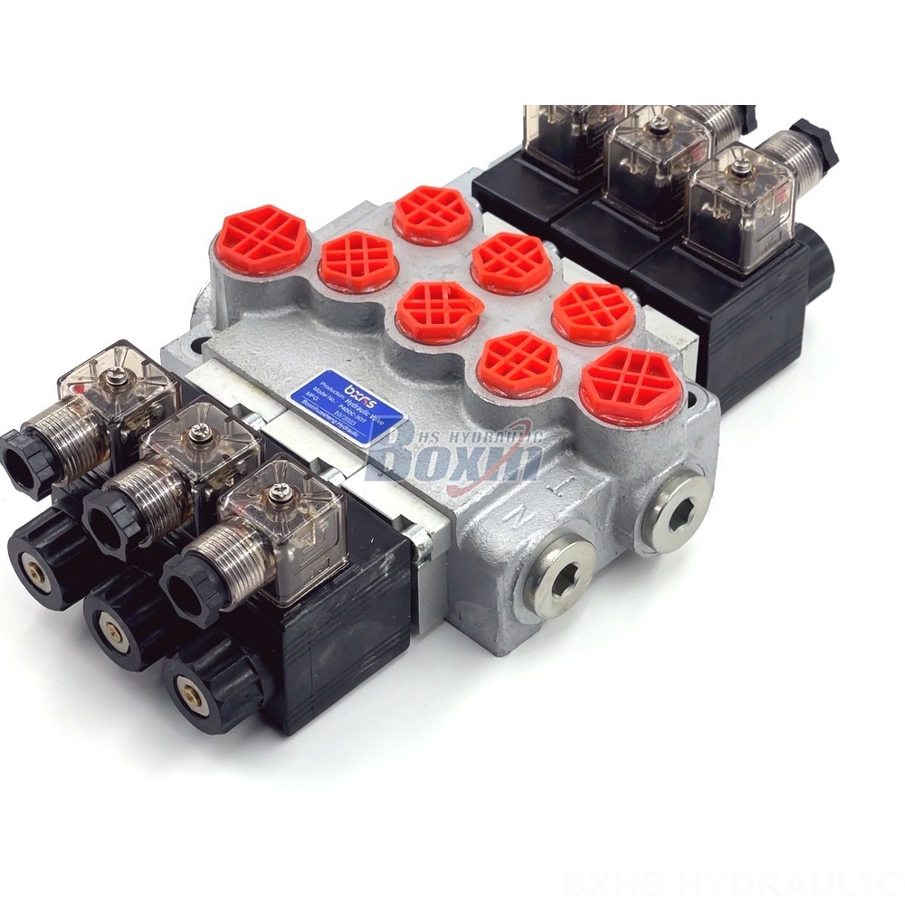 P40-DKL Solenoid 3 Spool Monoblock Directional Valve | Manufacturer & Global Supplier detail image