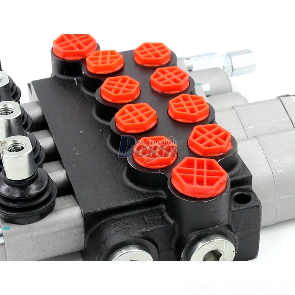 4-Spool Monoblock Directional Valve - P40-G12-G38-2OT-2QTW | Wholesale & OEM detail image