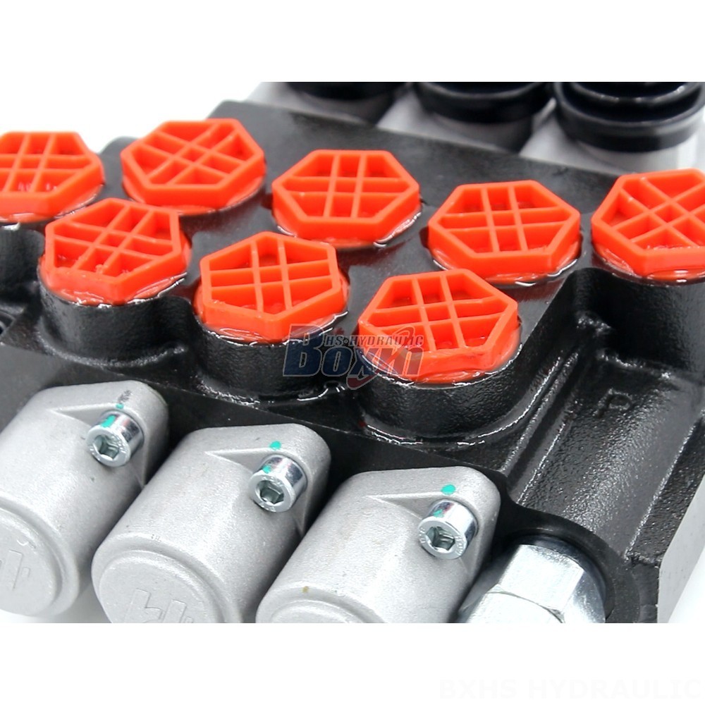 P40-G12-OT Manual 3 Spool Monoblock Directional Valve | Hydraulic Product detail image