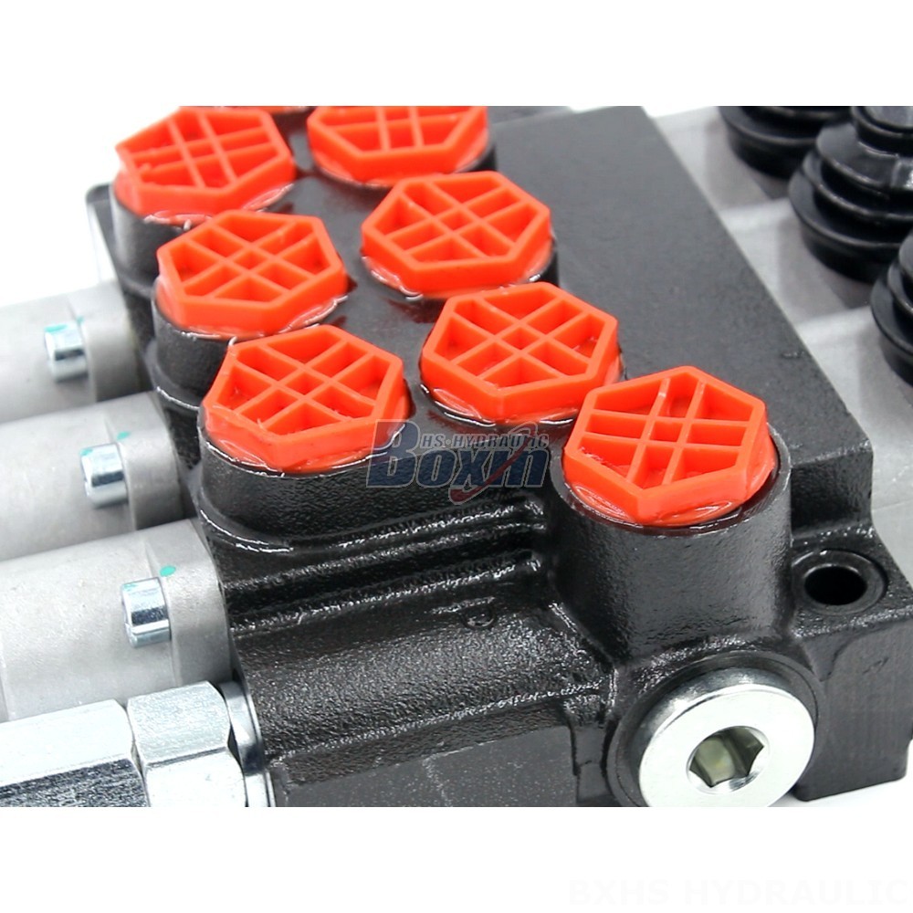 P40-G12-OT Manual 3 Spool Monoblock Directional Valve | Hydraulic Product detail image
