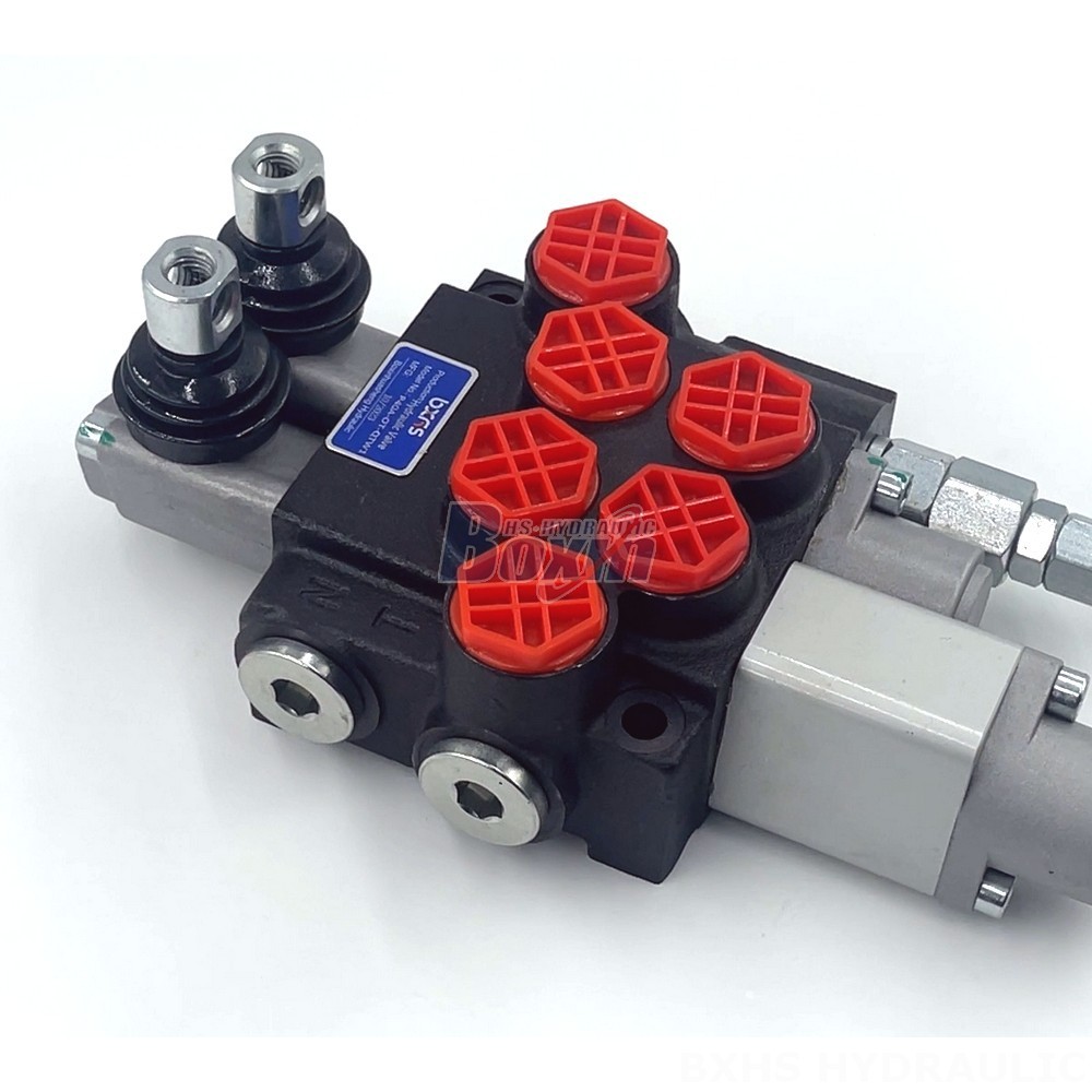 Hydraulic Innovation: P40A Manual 2 Spool Monoblock Directional Valve | Global Supply detail image