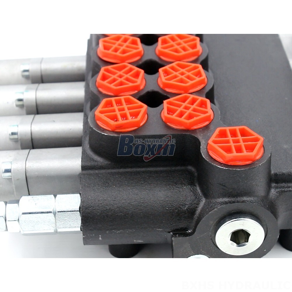 P80-G12-G34-OT 4-Spool Hydraulic Directional Valve | Factory Direct & Customizable detail image