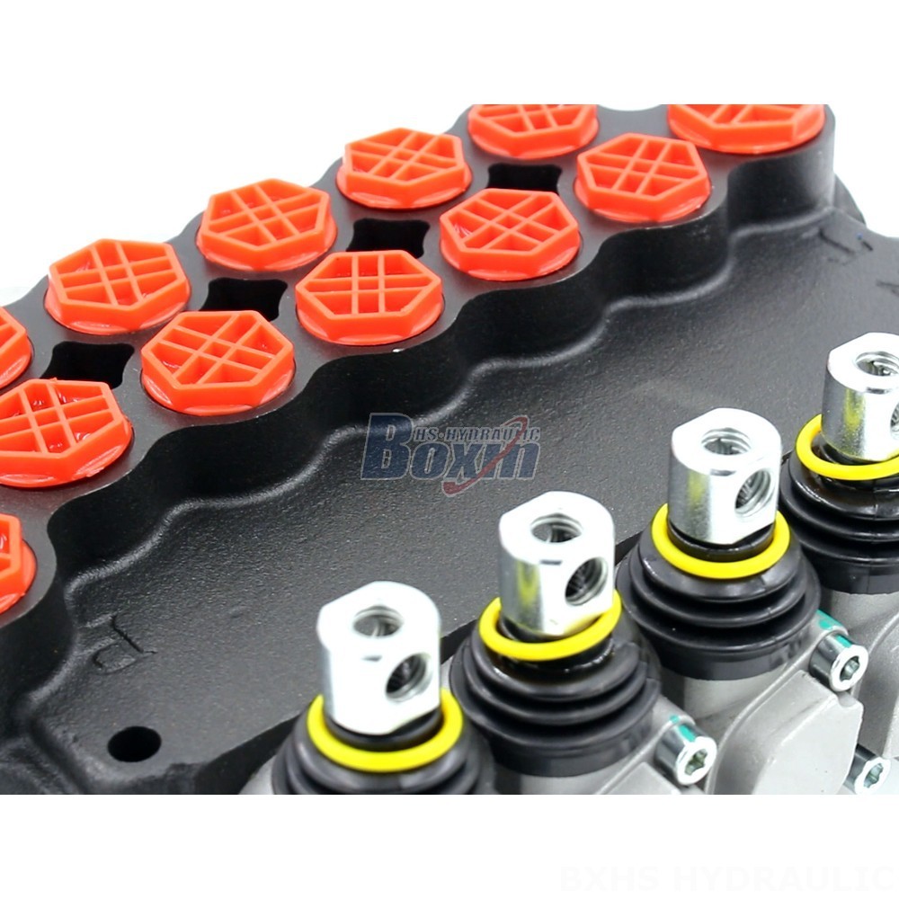 P80-G12-G38-OW Manual 5 Spool Monoblock Directional Valve: Manufacturer & Wholesale detail image