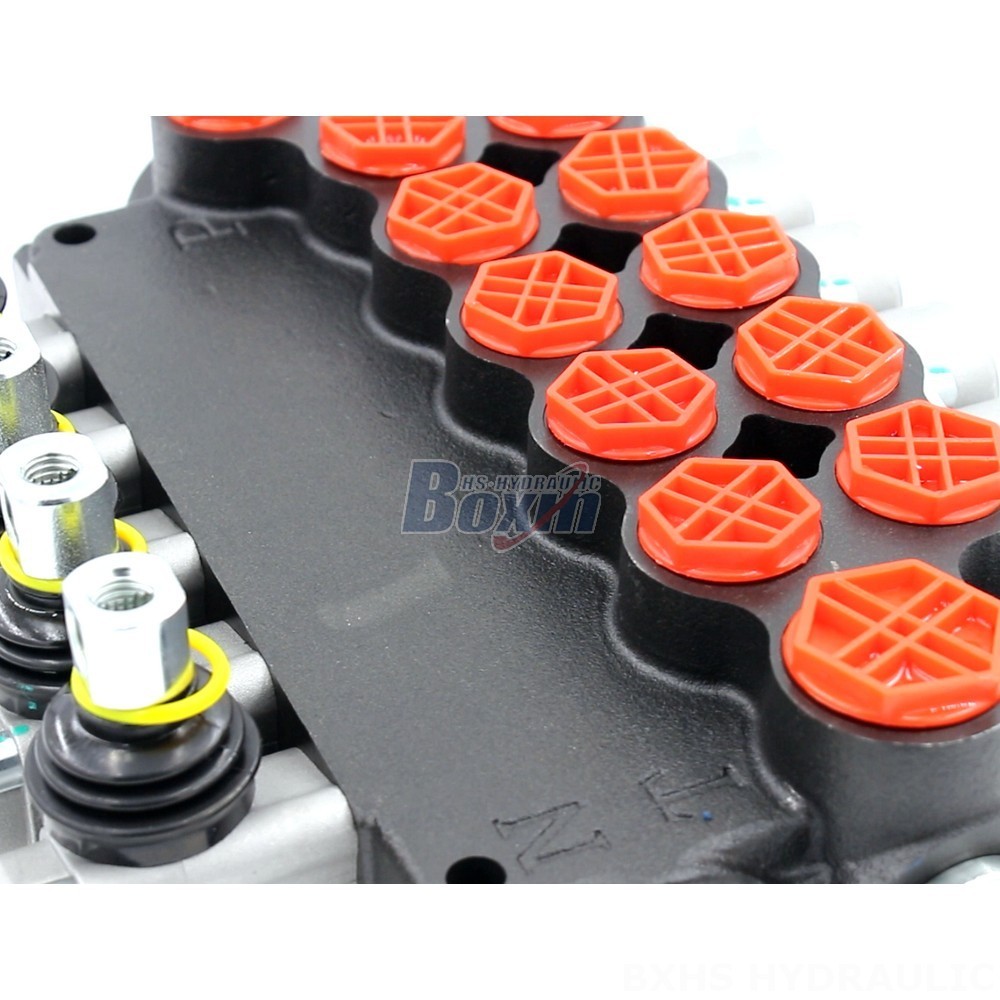 Bespoke Hydraulic Solutions: Customizable P80-G12-G38-OW 5 Spool Directional Control Valves detail image