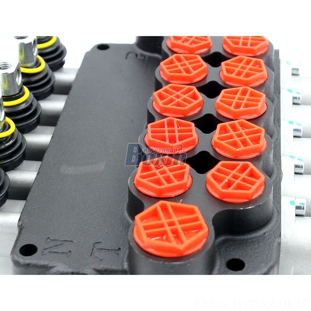 Bespoke Hydraulic Solutions: Customizable P80-G12-G38-OW 5 Spool Directional Control Valves detail image
