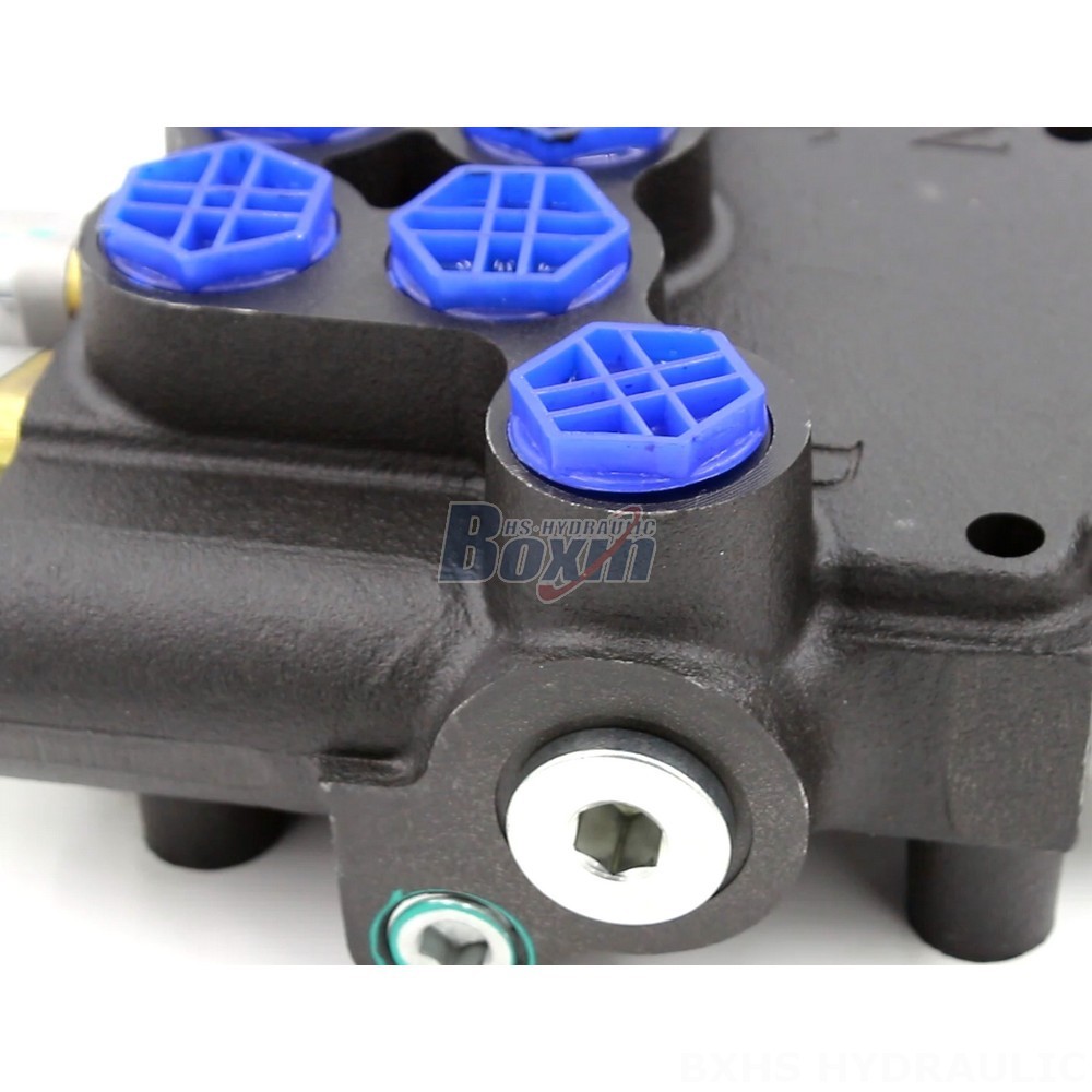 P80-G12-G38-QW Manual 2 Spool Monoblock Directional Valve: Reliable Performance detail image