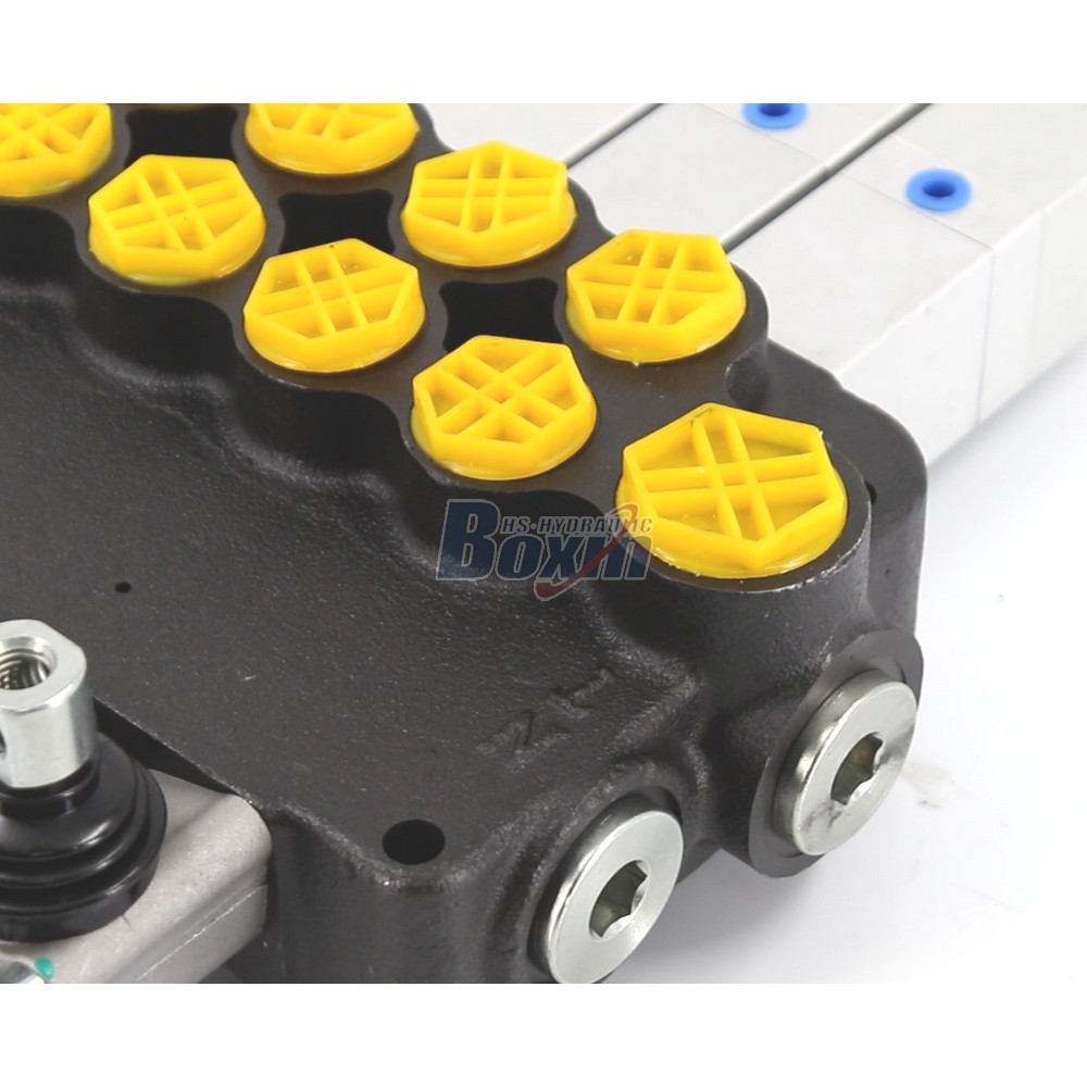 P80Q-G-4OT Pneumatic 4 Spool Monoblock Directional Valve detail image