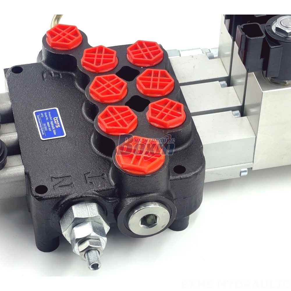 3-Spool Electro-hydraulic Valve | P80 Model | Factory Direct & Customizable detail image