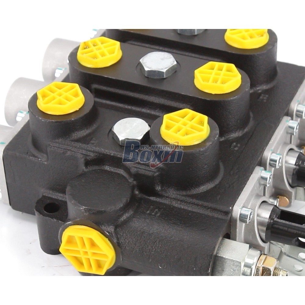 Bulk Order RD5300NPT-3OT Manual 3 Spool Hydraulic Control Valve from Factory detail image