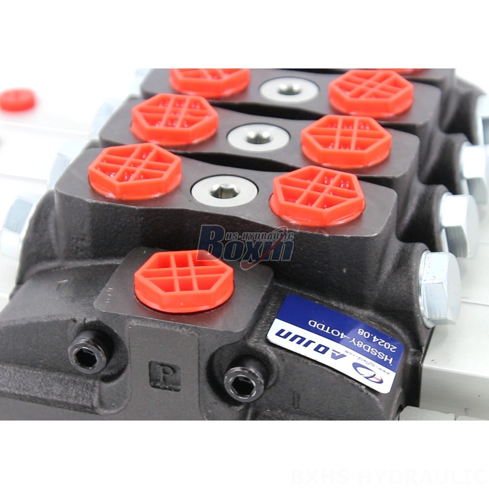 SD8 Hydraulic Valve: 4 Spool Sectional Design, Factory Supply detail image