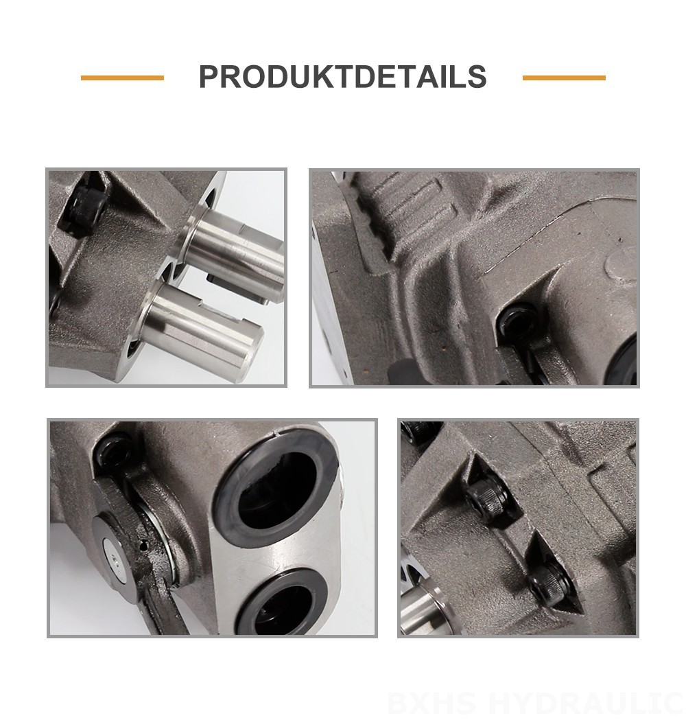 BF110M Hubvolumen pro Umdrehung 20 MPa (2900 psi) Hydraulikzahnradpumpe