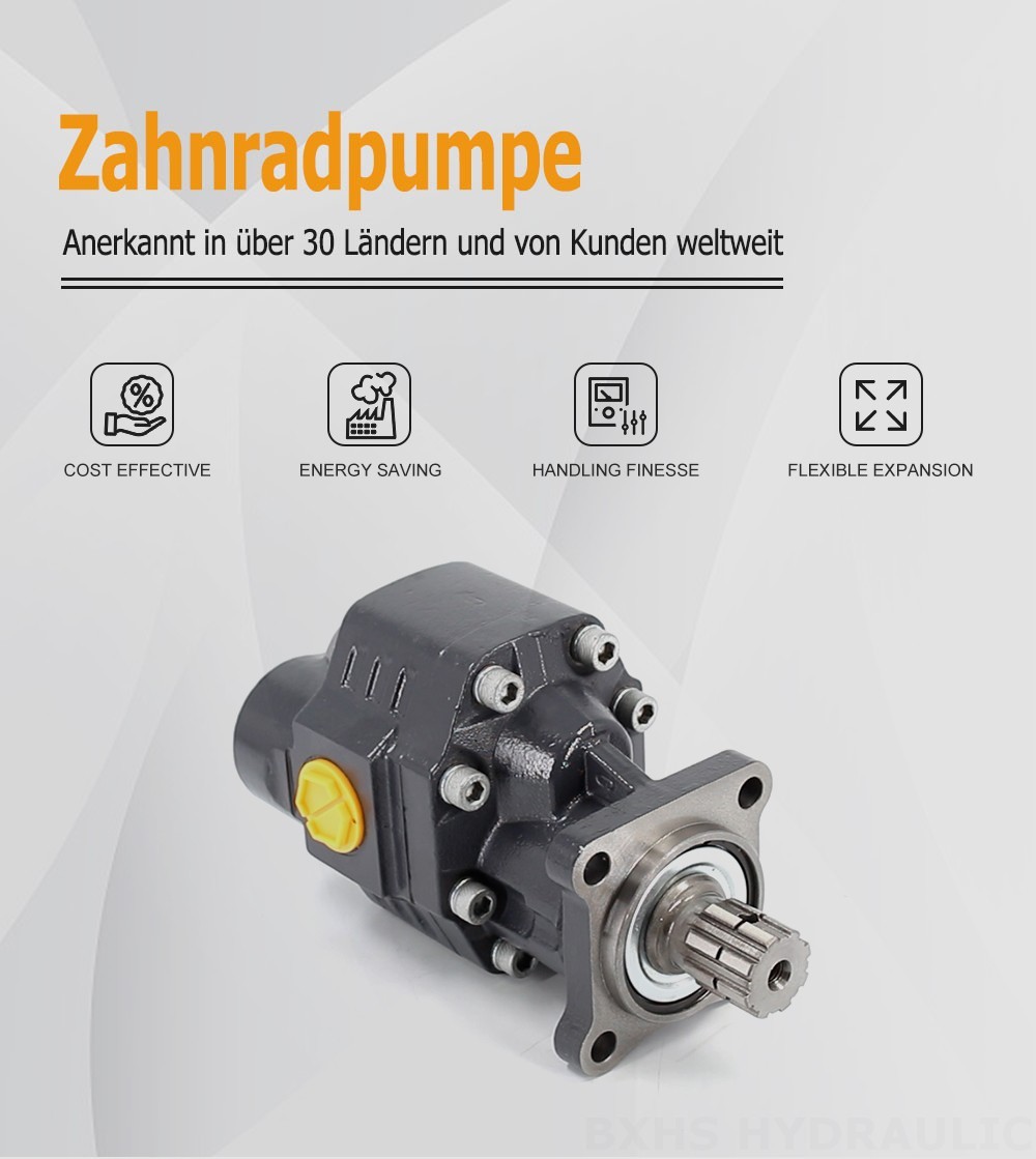 CBHW-ISO-80-H 80 cm³/U 22 MPa (3190 psi) Hydraulikzahnradpumpe