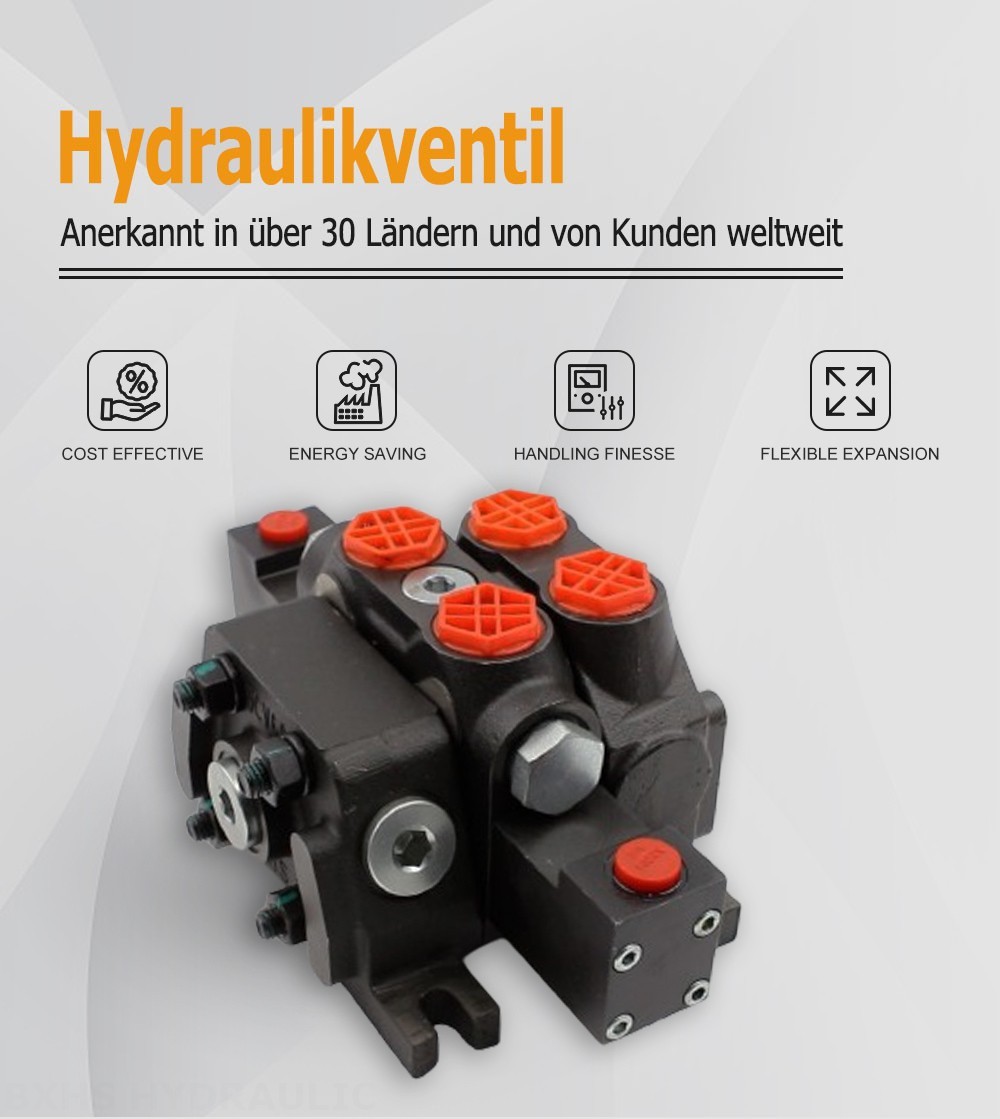 DCV60-G34 Hydraulisch 1 Steuerkolben Sektionalwegeventil