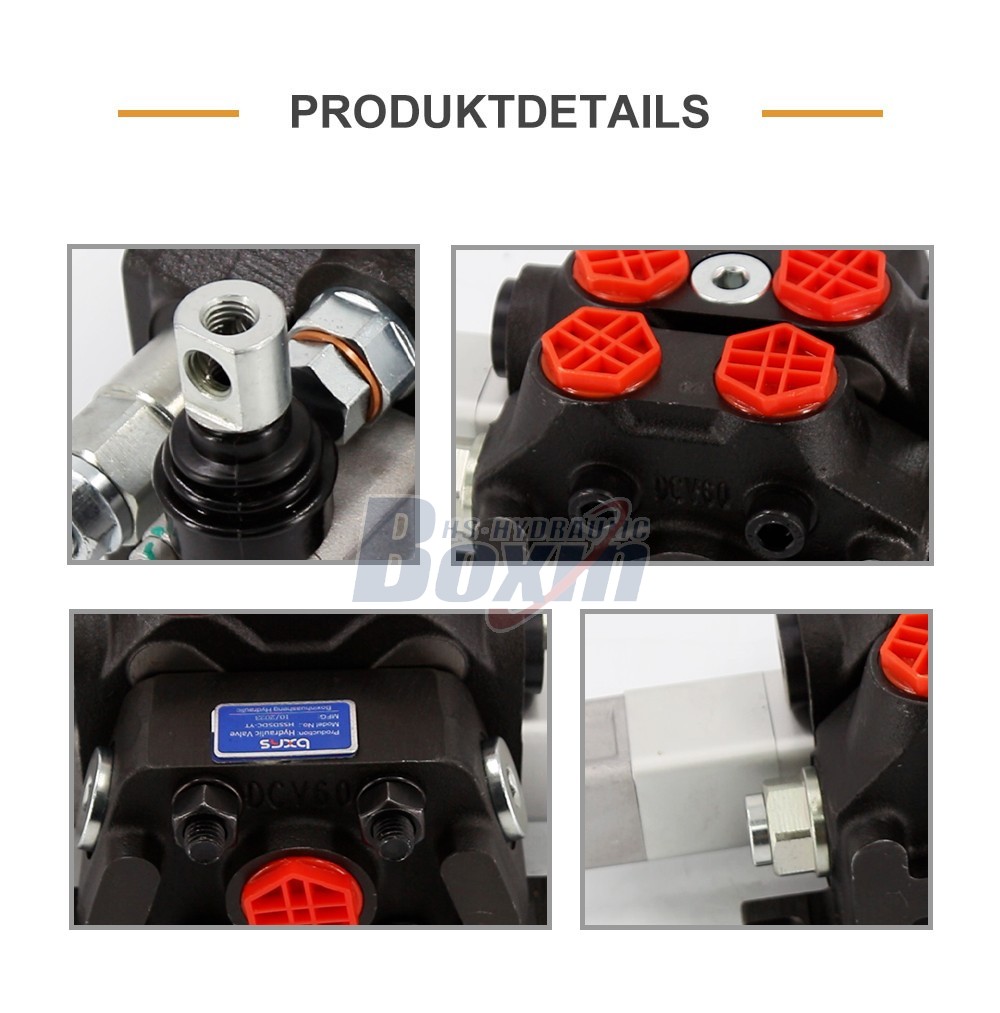 DCV60-JZTAW-J Manual 1 Spool Sectional Directional Valve
