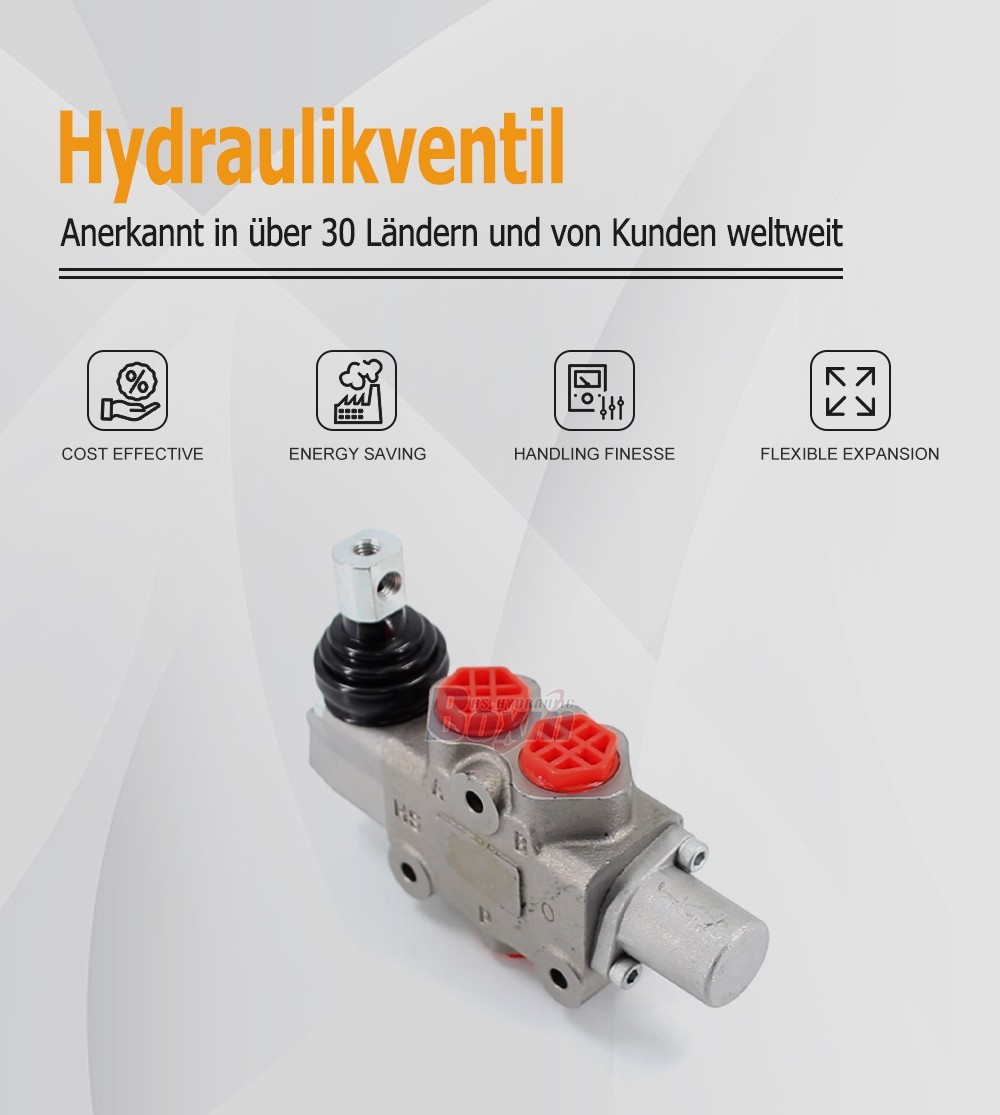 Industrial DF5-DKL 1 Spool Multi-Way Manual Flow Control Valve