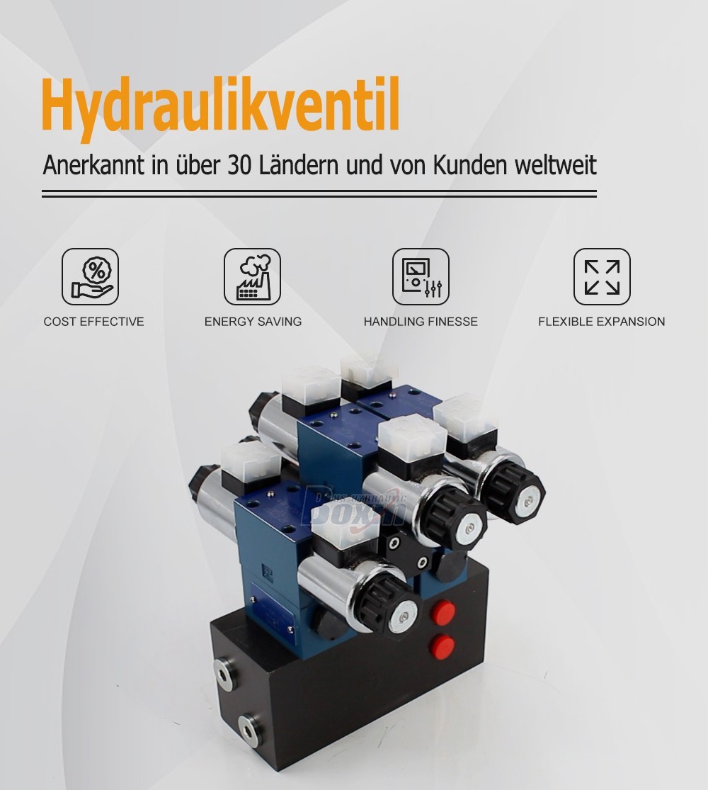 Large-Scale Production of HSBS06 Solenoid 3 Spool Control Valves