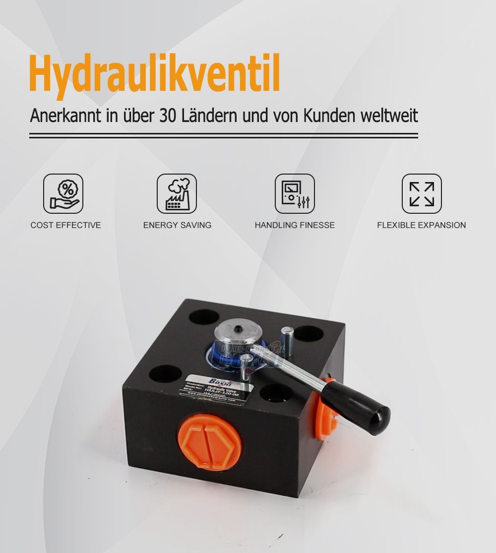 HSJLZF-120 Series Monoblock Directional Control Valve 1 Spool Manual Type