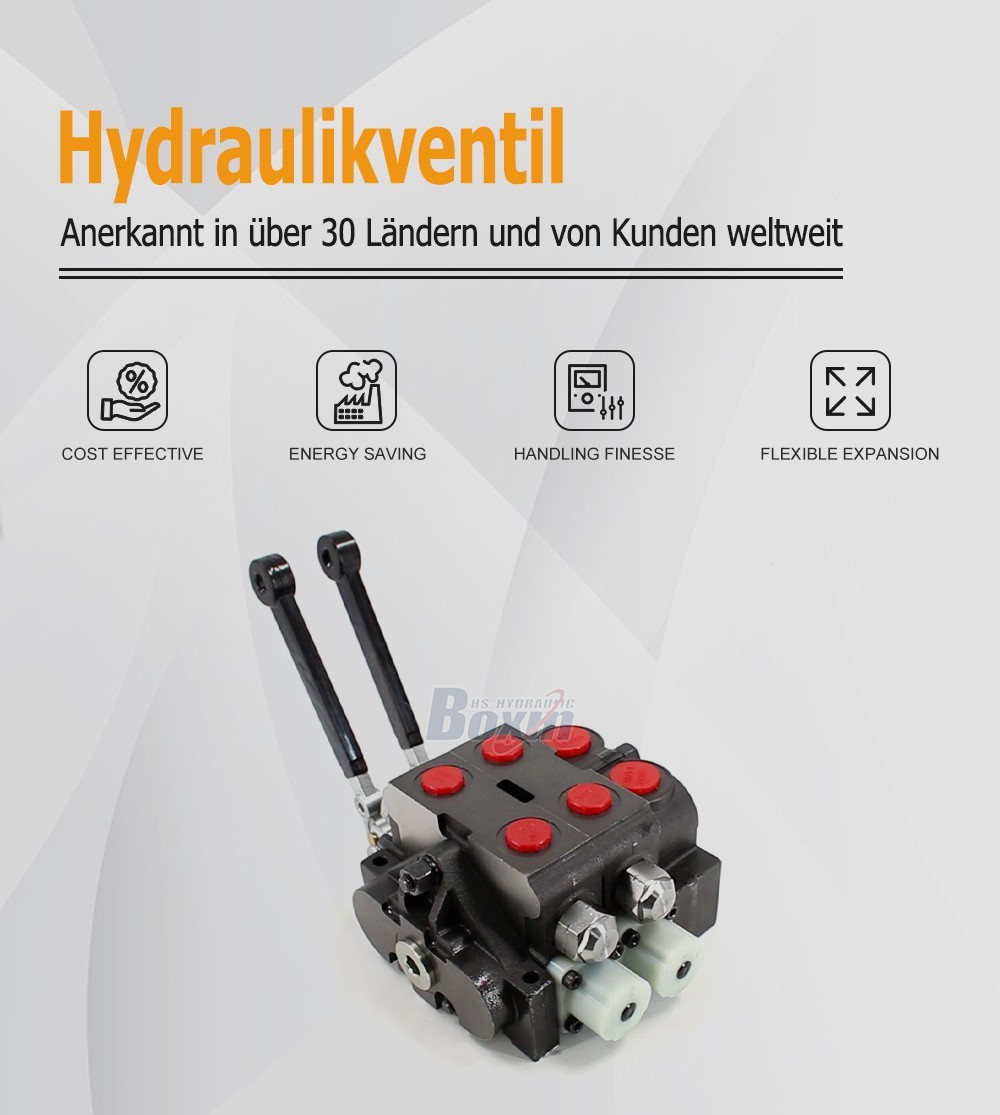 Sectional Control Valve HSV20 Series Manual 2 Spool Design
