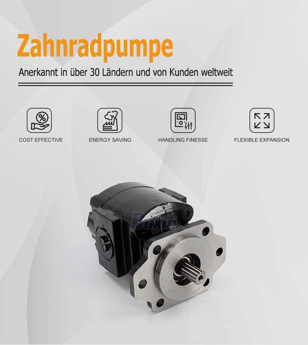 P21A646JEAL20-25 64.6 cc/rev Hydraulic Gear Pump for Industrial Machinery
