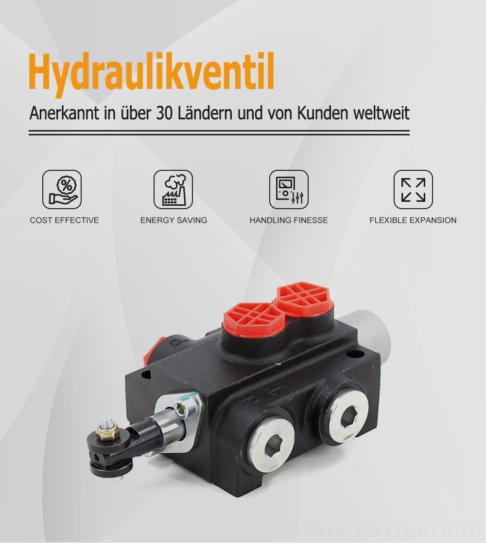 P40-201 Manuell 1 Steuerkolben Monoblock-Wegeventil