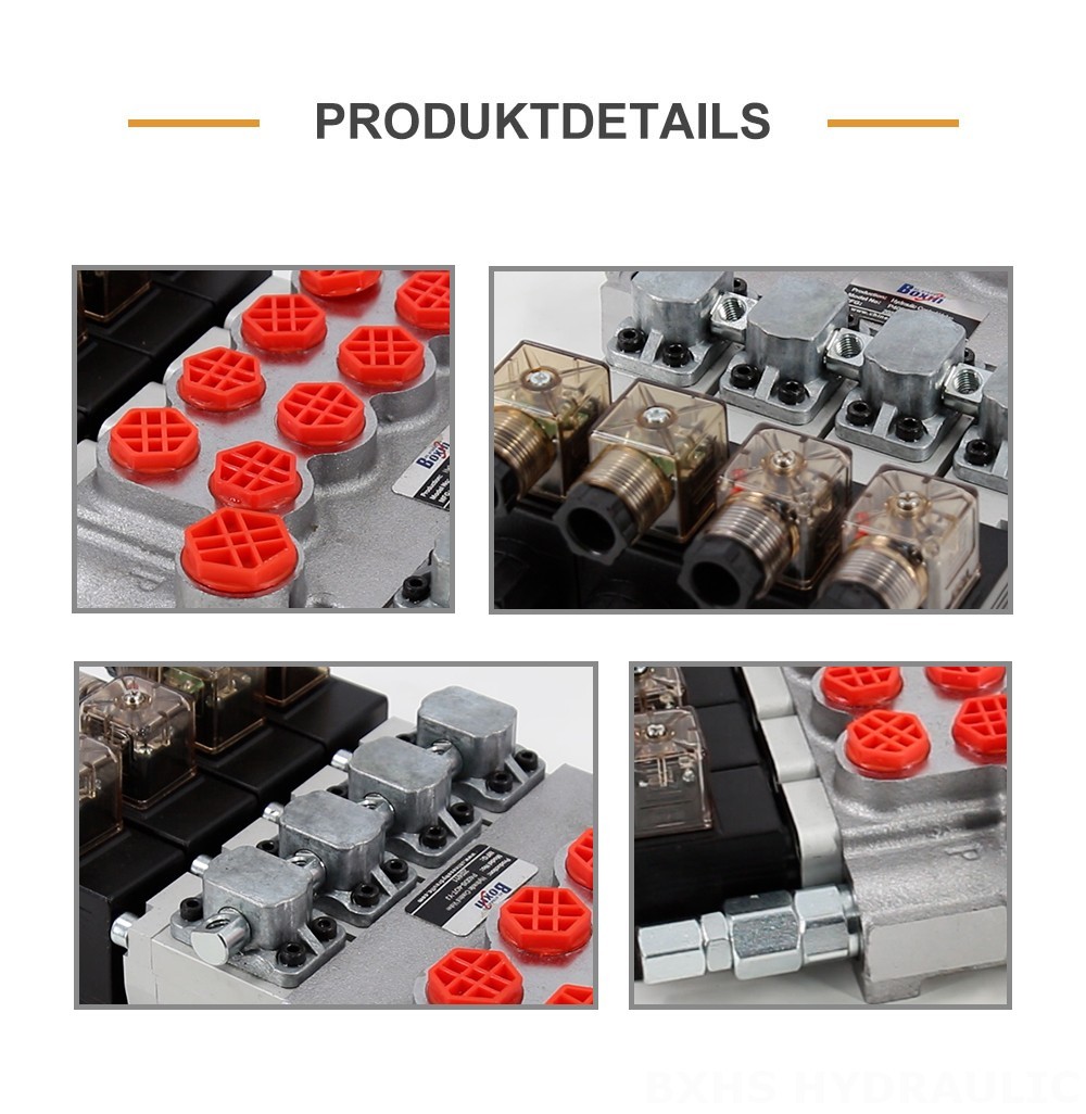 P40-DS Magnet 4 Steuerkolben Monoblock-Wegeventil