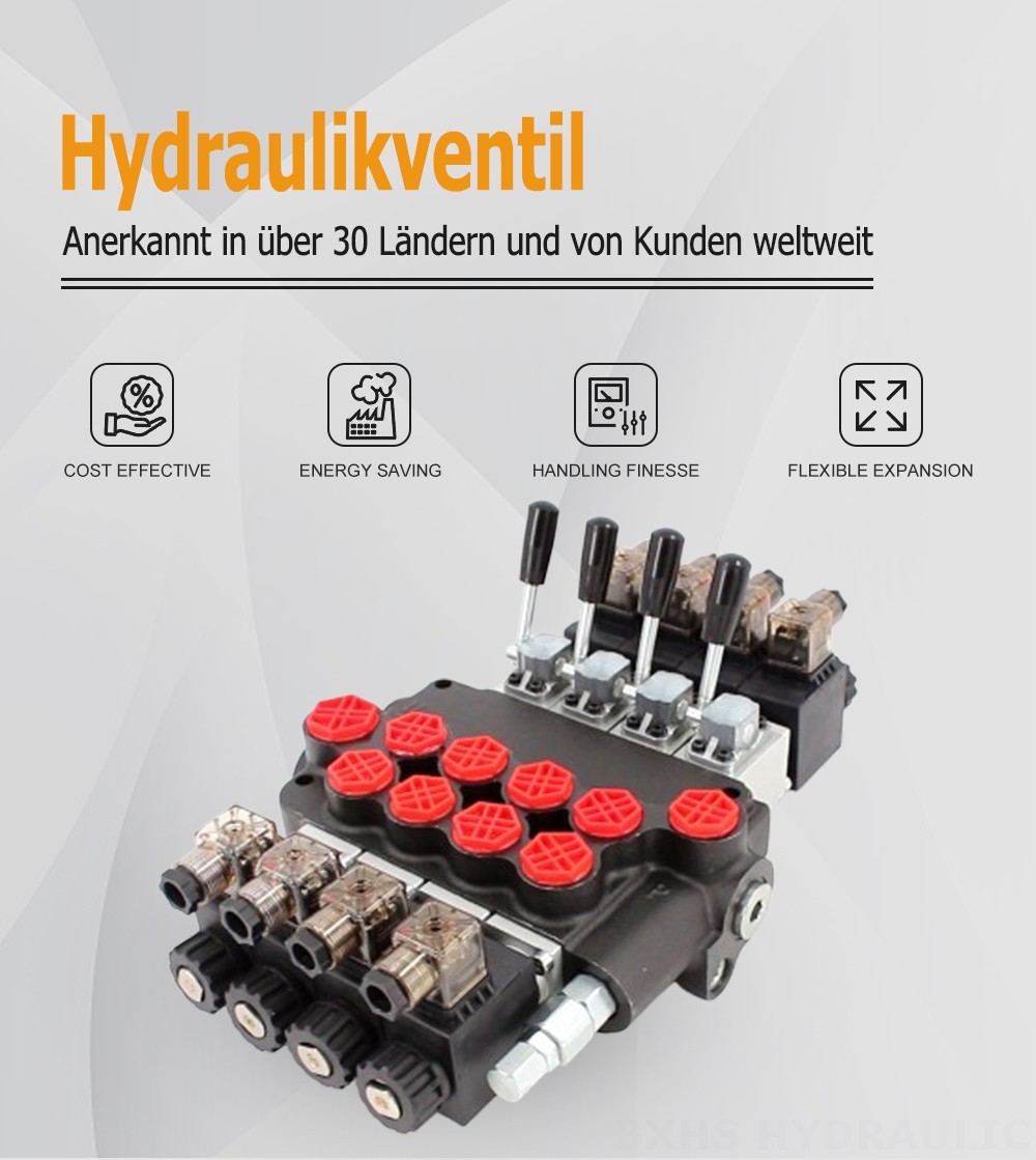 P40-S Magnet 4 Steuerkolben Monoblock-Wegeventil