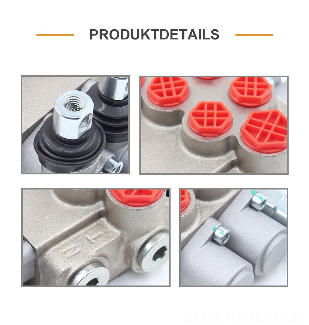 P40-XNHJ Manuell 2 Steuerkolben Monoblock-Wegeventil