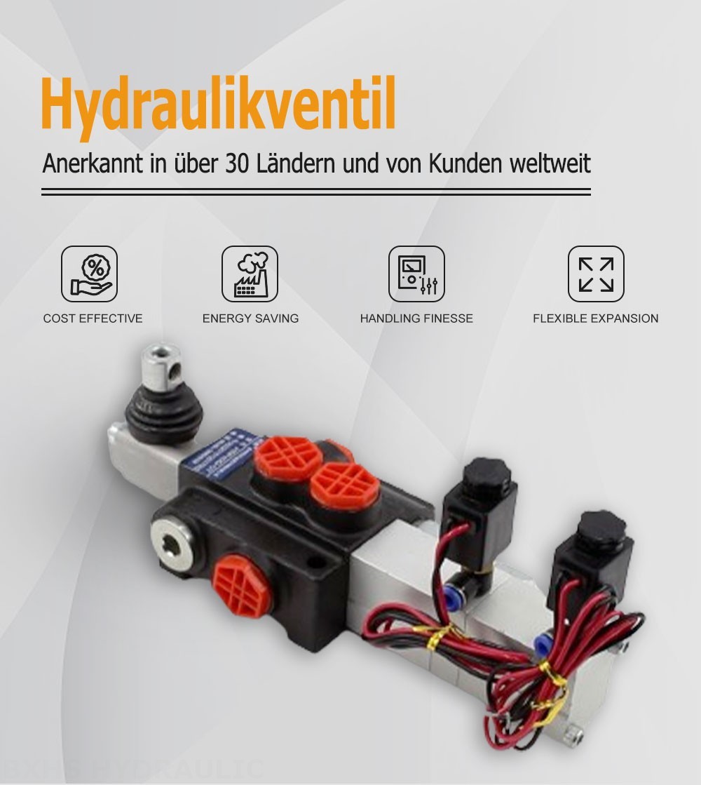 P40 Elektropneumatisch 1 Steuerkolben Monoblock-Wegeventil