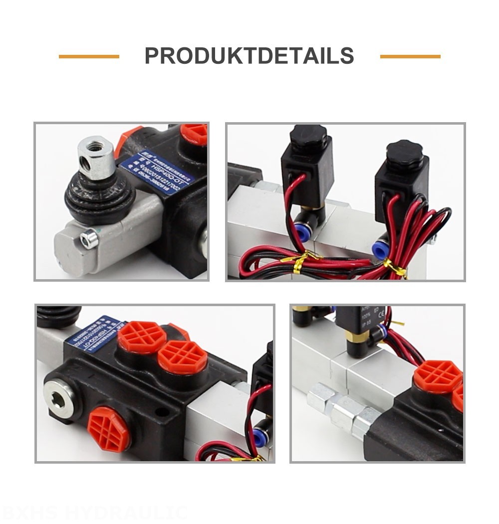 P40 Elektropneumatisch 1 Steuerkolben Monoblock-Wegeventil