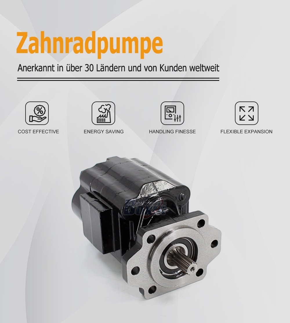 P51A646TEYR25-25 104,5 cm³/U 16 MPa (2320 psi) Hydraulikzahnradpumpe