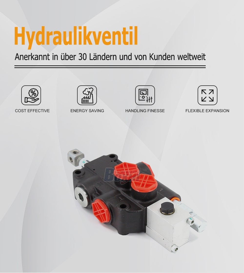 P80A-OX 1 Spool Monoblock Directional Valve for Heavy Machinery