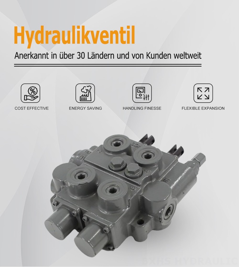 RD5200-H Manuell 2 Steuerkolben Hydraulik-Steuerventil