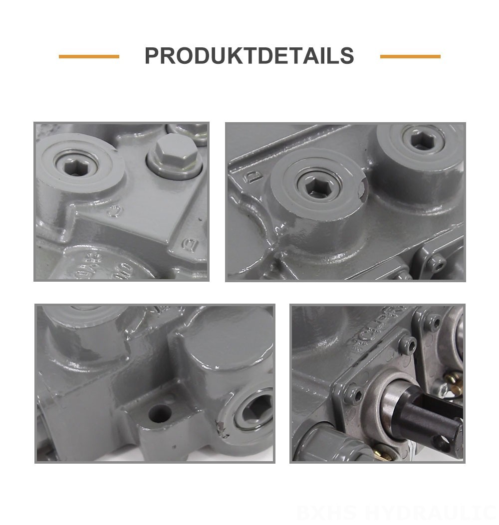 RD5200-H Manuell 2 Steuerkolben Hydraulik-Steuerventil