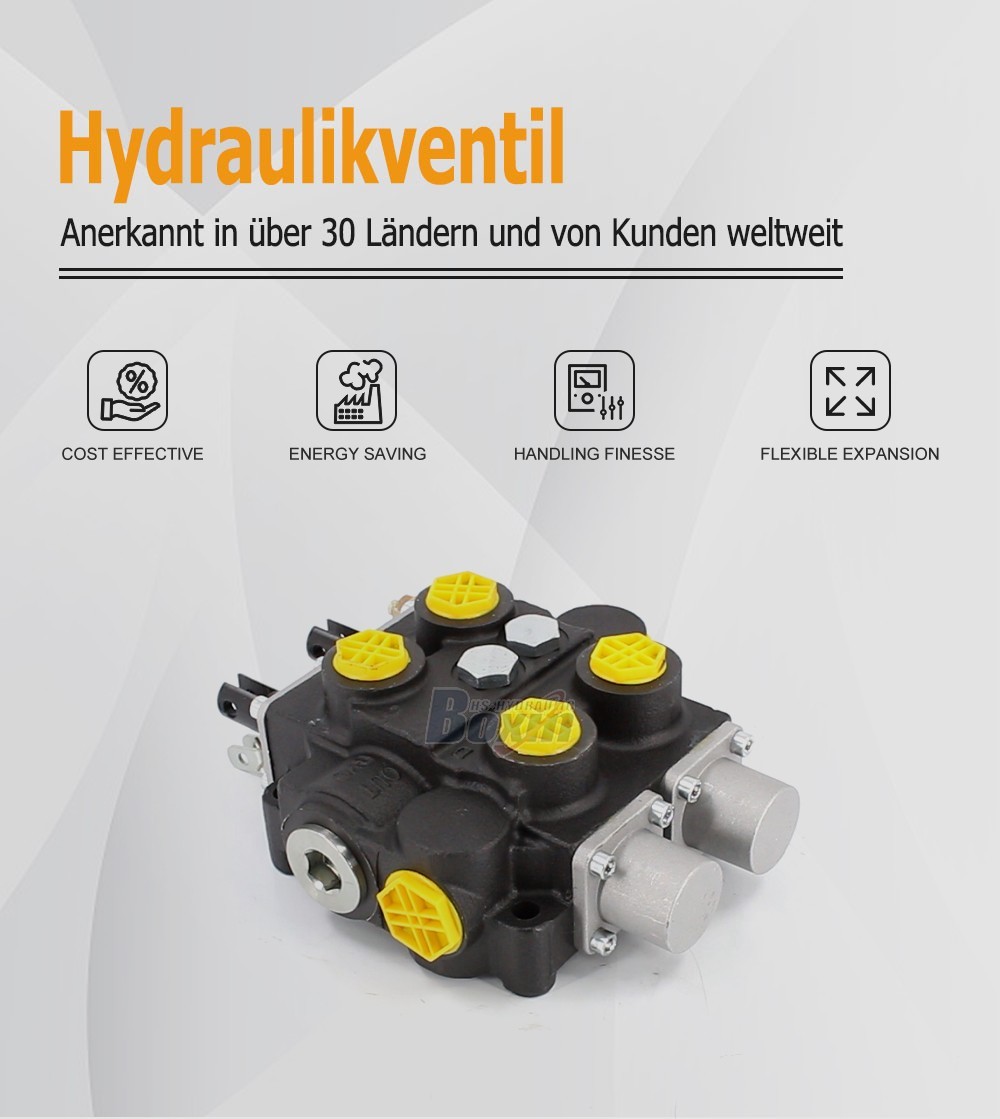 High Performance RD5200NPT-2OT 2 Spool Directional Control Valve
