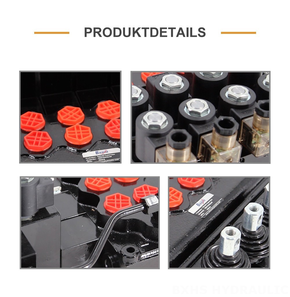 SD11-PG2 Elektrohydraulisch 4 Steuerkolben Monoblock-Wegeventil