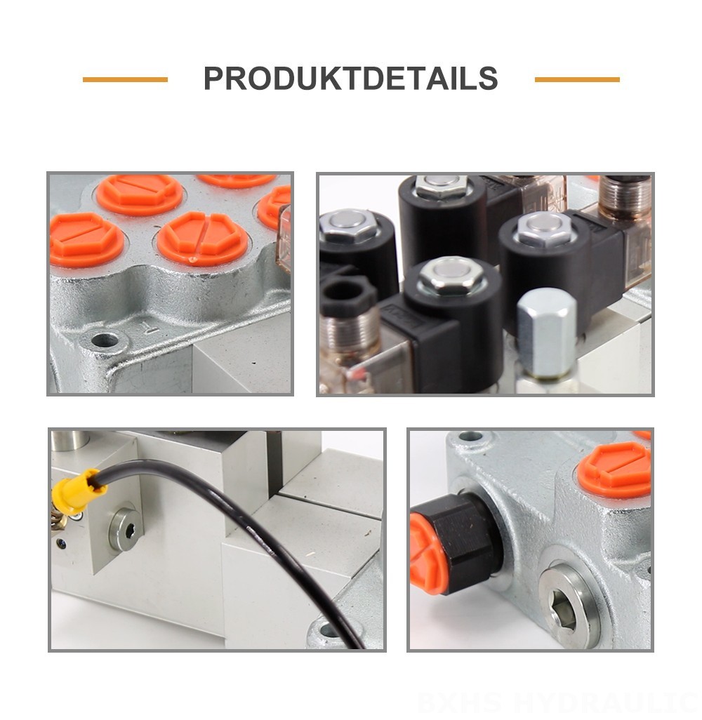 SD18 Elektrisch 2 Steuerkolben Monoblock-Wegeventil