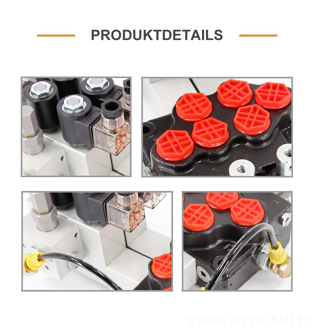 SD5 Elektrohydraulisch 2 Steuerkolben Monoblock-Wegeventil