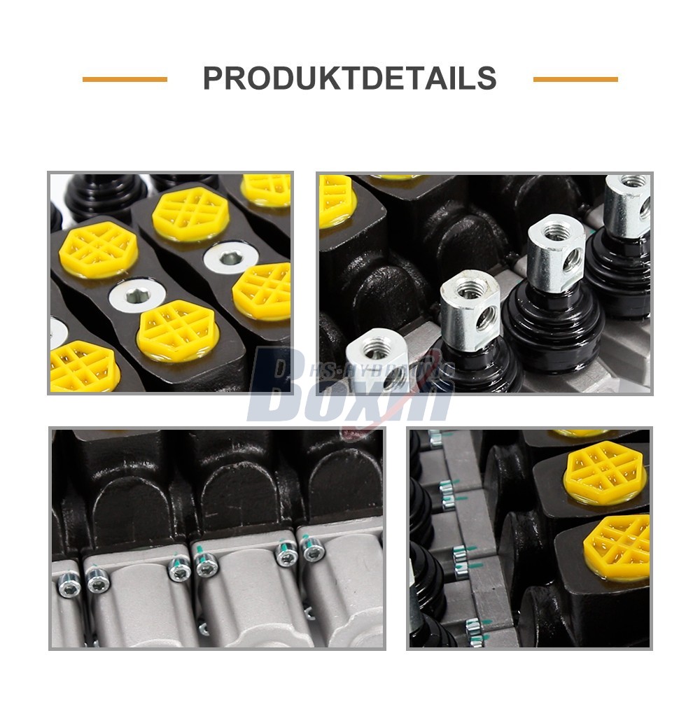 SD8 Series 6 Spool Hydraulic Sectional Control Valve
