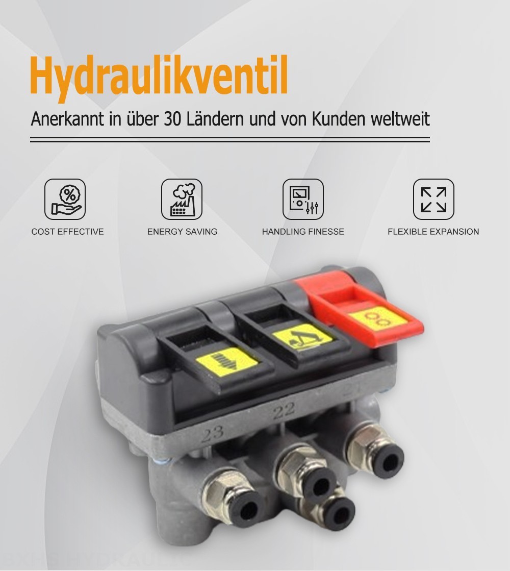 TC-4-TFLF Pneumatisch 1 Steuerkolben Hydraulisches Steuerventil