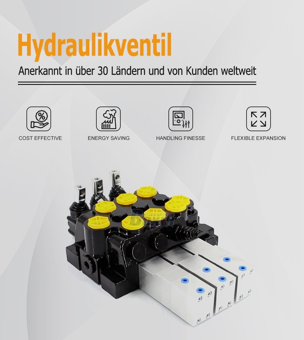 OEM and Private Label Services for WZF-125 3 Spool Monoblock Valves