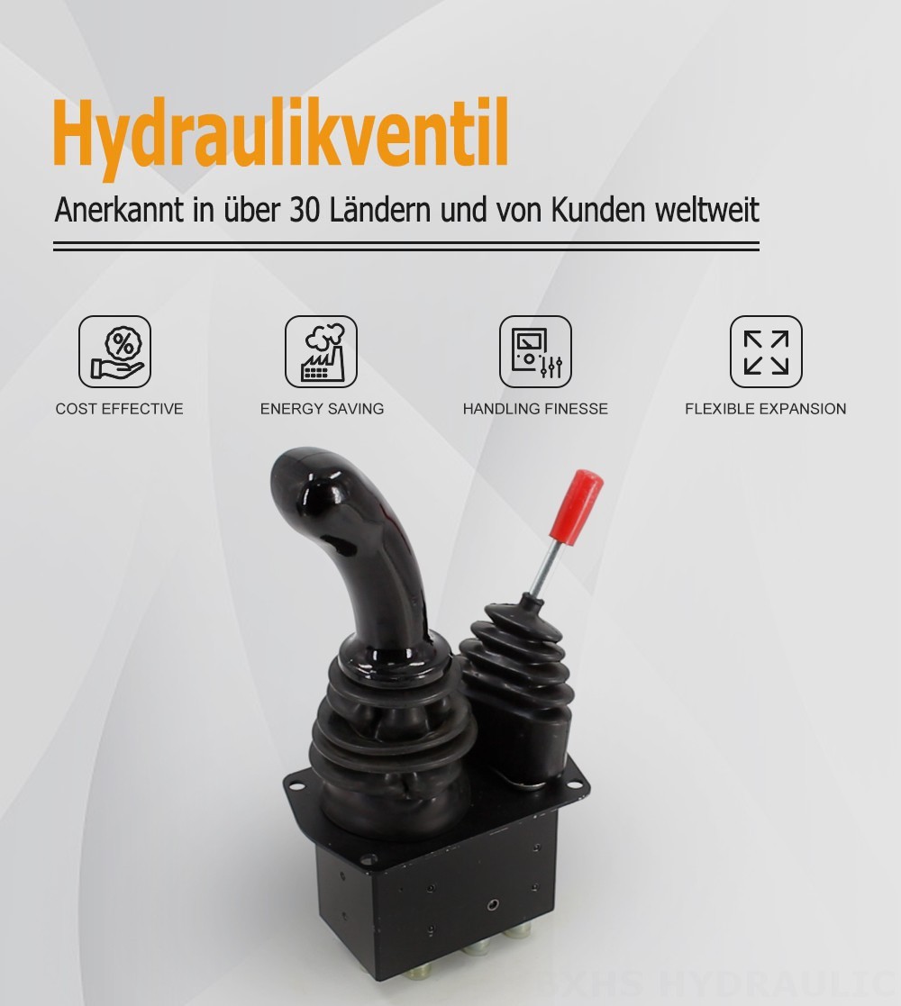 XDF-3X Hydraulisch und manuell 2 Steuerkolben Hydraulik-Joystick