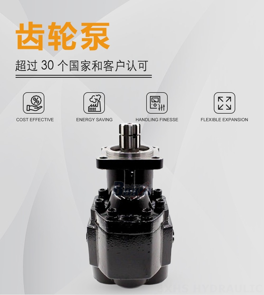CBHST1-ISO-120 120 毫升/转 20 MPa (2900 psi) 液压齿轮泵